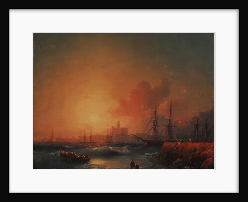 Malaga, 1854 by Ivan Konstantinovich Aivazovsky