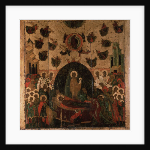 The Dormition of the Virgin, ca 1479 by Russian icon