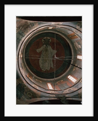 Jehovah. Dome painting in the Archangel Michael Cathedral of the Moscow Kremlin, 1652-1666 by Ancient Russian frescos