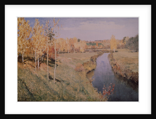 Golden autumn, 1895 by Isaak Ilyich Levitan