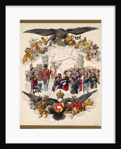 The Congress of Vienna (Caricature), 1815 by Anonymous