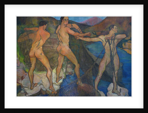 Hauling the nets, 1914 by Suzanne Valadon