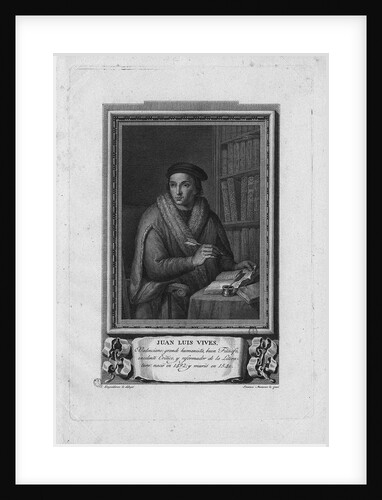 Portrait of Juan Luis Vives, 1791 by José López Enguídanos