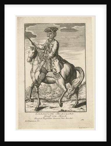 Portrait of Count Burkhard Christoph von Münnich, 1739 by August Johann Trautner the Elder