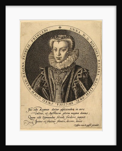 Anna Catherine Constance Vasa of Poland by Crispijn van de Passe the Elder