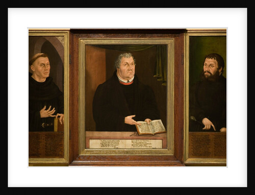 The Luther Shrine, triptych, 1572 by Veit Thiem