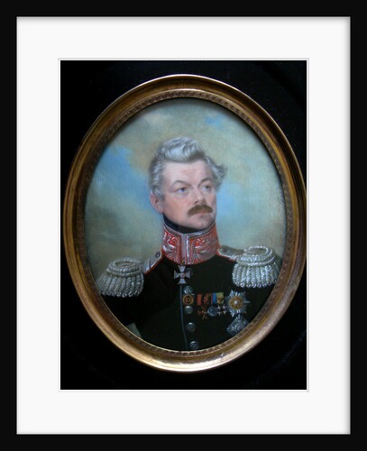 Portrait of General Count Fyodor Nesselrode, before 1868 by Stanislaw Marszalkiewicz