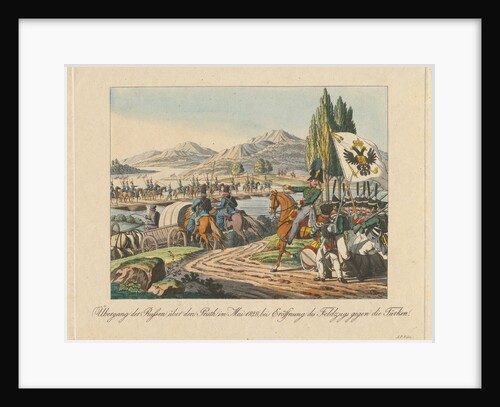 Russian army crosses the Pruth River into Moldavia on May 1828, 1829 by Anonymous