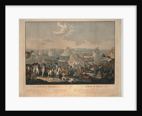 The Battle of Wagram by Johann Lorenz Rugendas the Younger