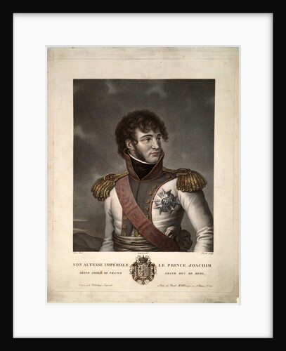 Portrait of Joachim Murat, ca 1806 by Albert Gregorius