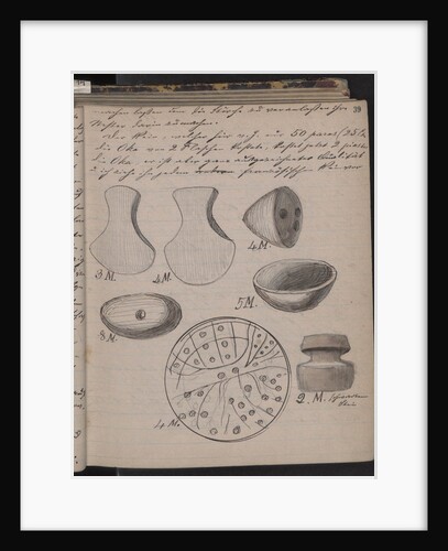The Schliemanns diary contains sketches of discoveries, 1873 by Heinrich Schliemann