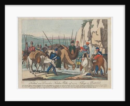 Don Cossacks resting in Germany, ca 1814 by Christian Gottfried Heinrich Geissler