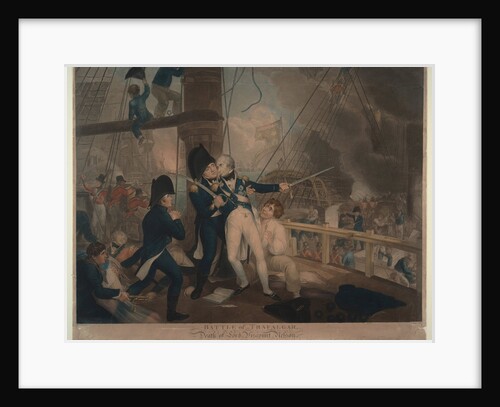 The Battle of Trafalgar and the Death of Nelson, 1806 by William Marshall Craig