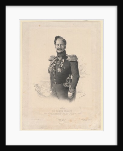 Portrait of Count Alexey Fyodorovich Orlov by Joseph Lemercier