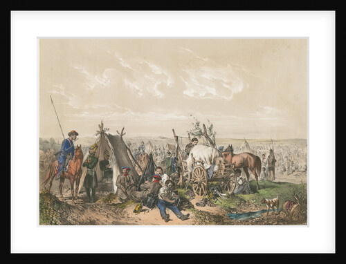 A Scene from the War of Independence in Hungary on 1849, ca. 1849 by Josef Anton Strassgschwandtner