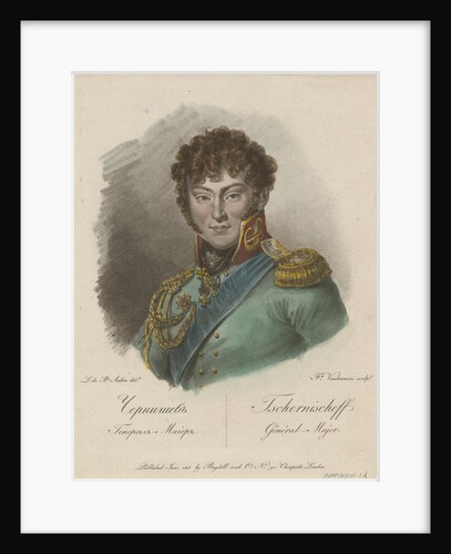 Portrait of Count Alexander Ivanovich Chernyshov, 1813 by Francesco Vendramini
