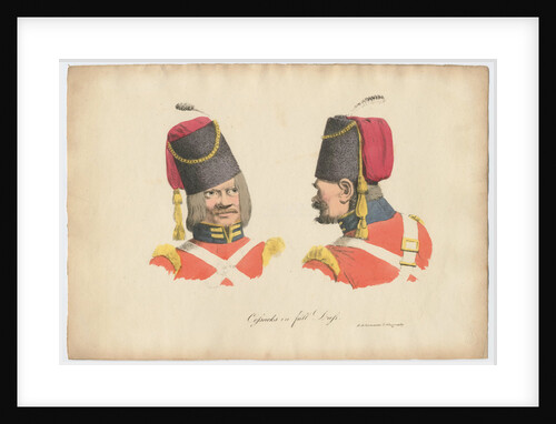 The Cossack uniform, 1820 by Rudolph Ackermann
