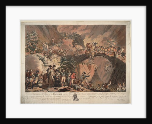 Army of Alexander Suvorov Crossing the Alps in 1799, 1805 by Robert Carr Porter