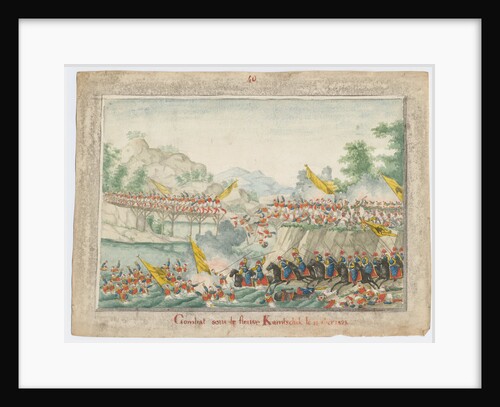 The Battle on the river Kamchik on 15th October 1828, 1829 by Anonymous