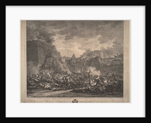 The Siege of the Fortress Ochakov on December 1788, 1792 by Francesco Giuseppe Casanova