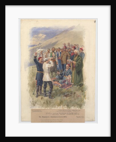 The April Uprising 1878. Negotiations at the headquarters of the insurgents, 1878 by Anonymous