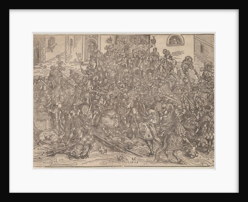 Tournament, 1509 by Lucas Cranach the Elder