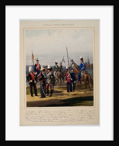 The 2nd Guard Cavalry Division, 1867 by Karl Karlovich Piratsky