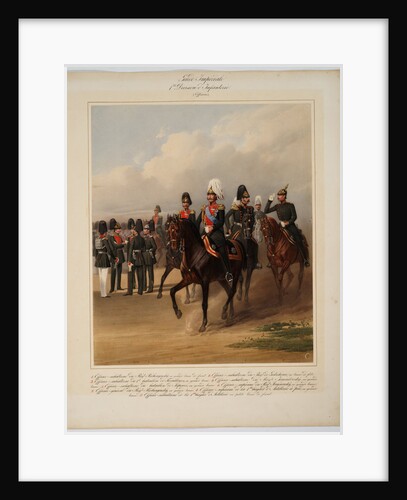 Officers of the 1st Guards Infantry Division of the Russian Imperial Guard, 1867 by Karl Karlovich Piratsky