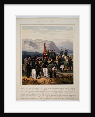 Infantry of the Russian Caucasus Army, 1867 by Karl Karlovich Piratsky
