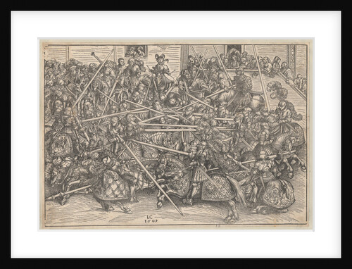 Tournament, 1509 by Lucas Cranach the Elder