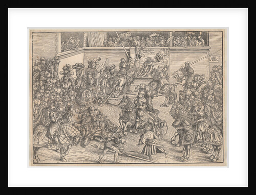 Tournament, 1509 by Lucas Cranach the Elder