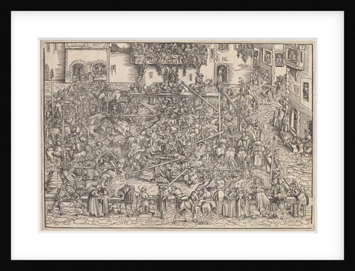 Tournament, 1509 by Lucas Cranach the Elder