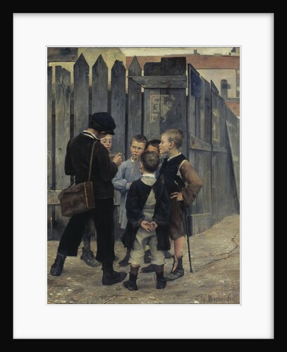 A meeting, 1884 by Maria Konstantinovna Bashkirtseva