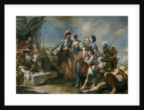 Queen Zenobia before Emperor Aurelian, 1717 by Giandomenico Tiepolo