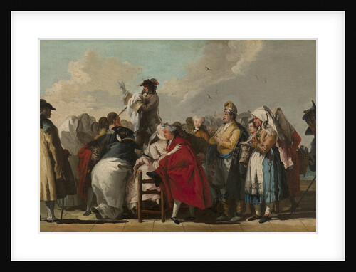 The Venetian Charlatan, ca 1764-1765 by Giandomenico Tiepolo