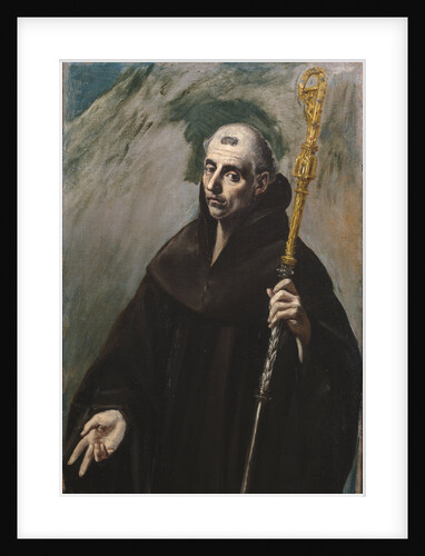 Saint Benedict of Nursia, 1577-1579 by Dominico El Greco