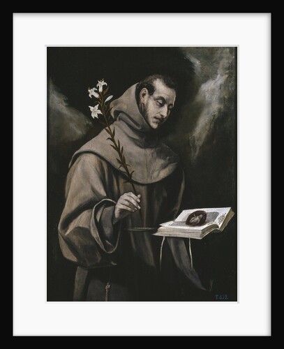 Saint Anthony of Padua, c. 1580 by Dominico El Greco