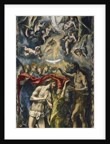 The Baptism of Christ, 1597-1600 by Dominico El Greco