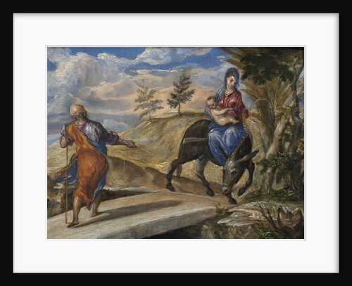 The Flight into Egypt, c. 1570 by Dominico El Greco