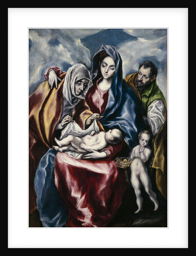 The Holy Family with Saint Anne and John the Baptist as Child, ca. 1600 by Dominico El Greco
