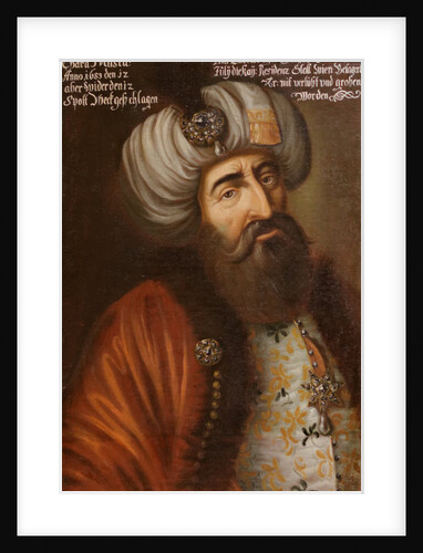 Kara Mustafa Pasha, Ottoman Grand Vizier, ca 1683 by Anonymous