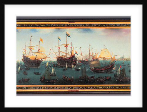The Return to Amsterdam of the Second Expedition to the East Indies, 19 July 1599, 1599 by Hendrick Cornelisz. Vroom