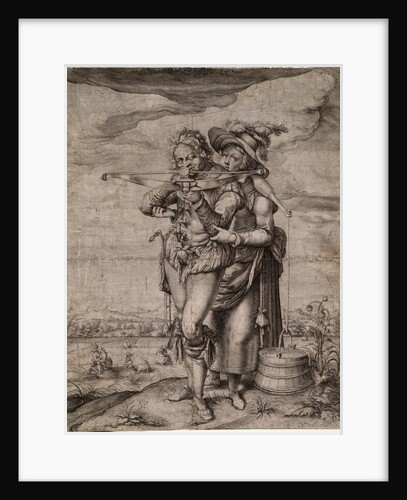 The Crossbowman and the Milkmaid, c. 1610 by Jacques de Gheyn the Younger
