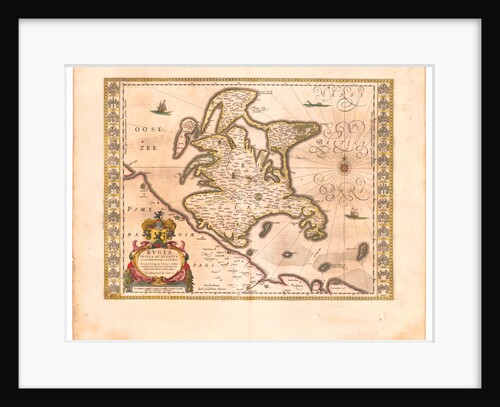 Rügen by Willem Janszoon Blaeu