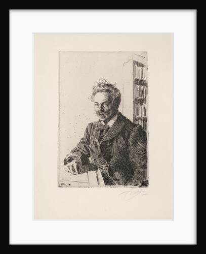 August Strindberg, 1910 by Anders Leonard Zorn