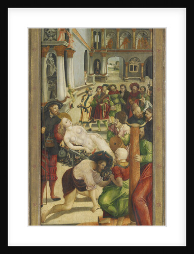 The Burning. Wing from the Saint Agatha Altar, 1523 by Jörg Greimold