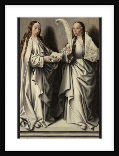 Saints Ottilia and Cecilia (Panel of the St Anne Altarpiece), ca 1503-1506 by Master of Frankfurt