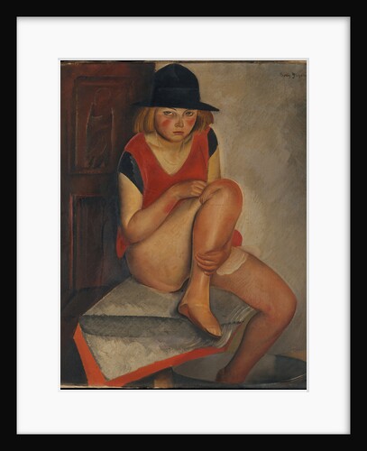The Model, ca 1926 by Boris Dmitryevich Grigoriev