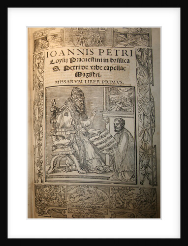 Frontispiece of the Missarum Liber primus by Anonymous