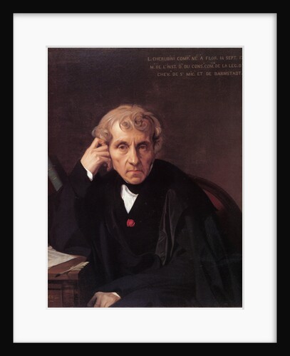 Portrait of the composer Luigi Cherubini, 1841 by Jean Auguste Dominique Ingres
